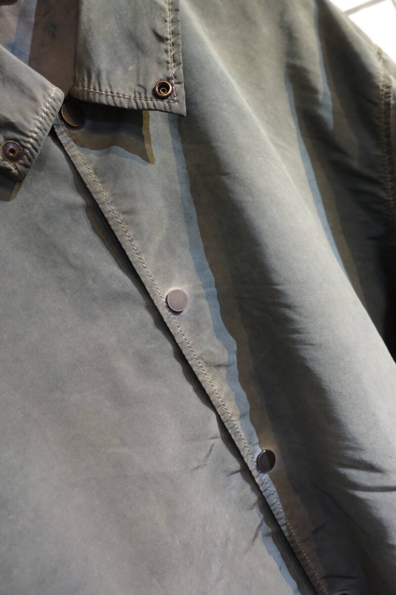  Number Nine VINTAGE DIRTY DYED COACH JACKET Vintage окраска водоотталкивающий жесткий ta коуч жакет после окраска пятно окраска обычная цена 49500 иен 