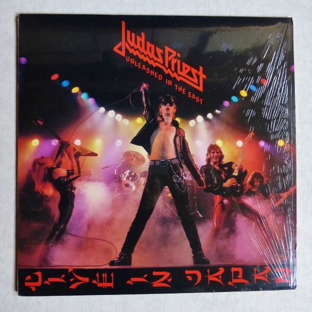 JUDAS PRIEST「UNLEASHED IN THE WAST」米ORIG [初回JC規(guī)格COLUMBIA] シュリンク美品