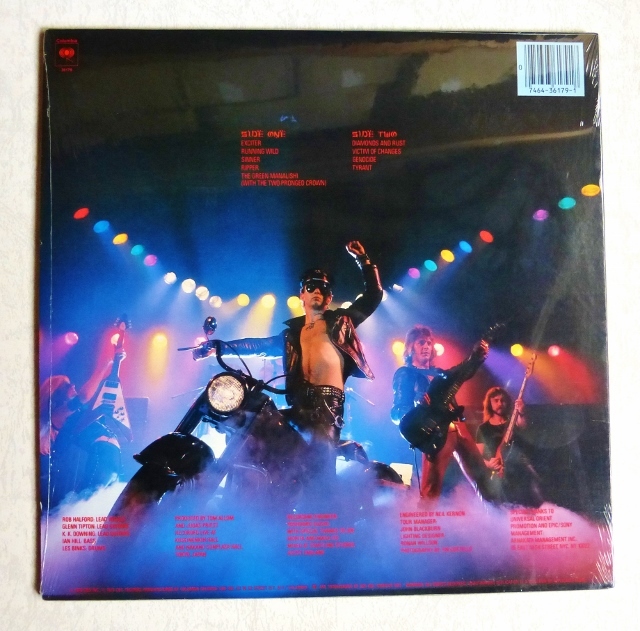 JUDAS PRIEST「UNLEASHED IN THE WAST」米ORIG [初回JC規(guī)格COLUMBIA] シュリンク美品