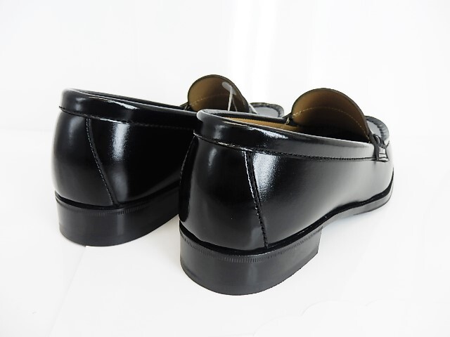SALE дамский VHARUTA/ Hal ta4514 искусственная кожа чёрный Loafer 24.5cm/ длинный лучший погреб модель /3 см каблук средний ученик старшей школы указание обувь искусственная кожа 