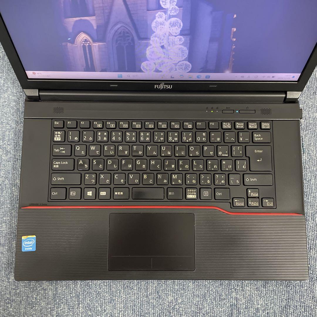 富士通 ノートパソコン Windows11 オフィス付き 爆速SSD搭載 WIFI 初期設定済み 30_画像9