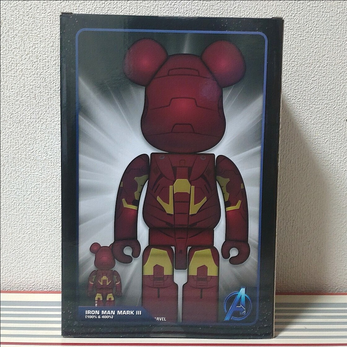 ベアブリック ☆ BE@RBRICK IRON MAN MARK III 100% & 400 ベアブリック ☆ BE@RBRICK IRON MAN MARK III 100% & 400