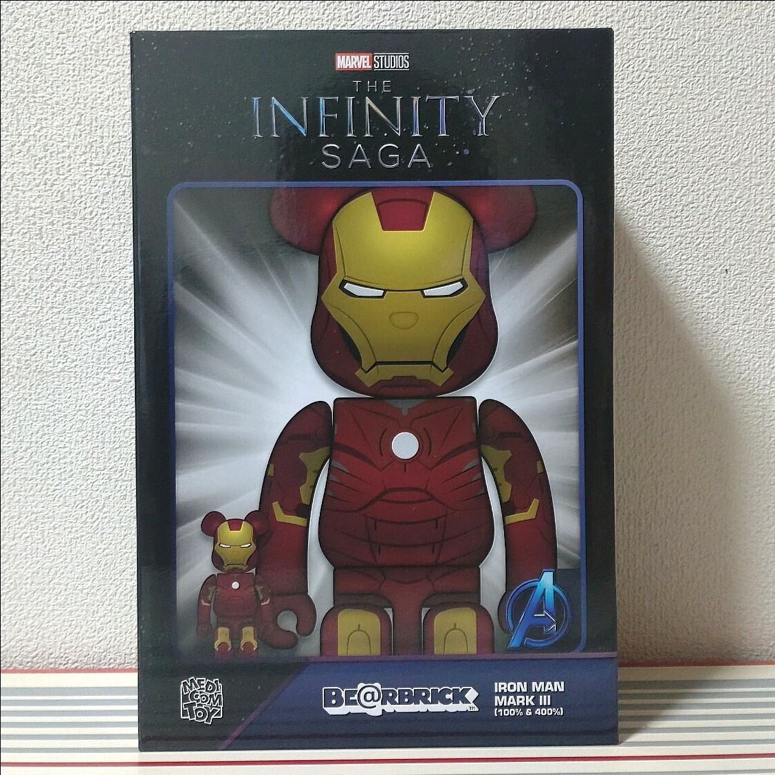 ベアブリック ☆ BE@RBRICK IRON MAN MARK III 100% & 400 ベアブリック ☆ BE@RBRICK IRON MAN MARK III 100% & 400