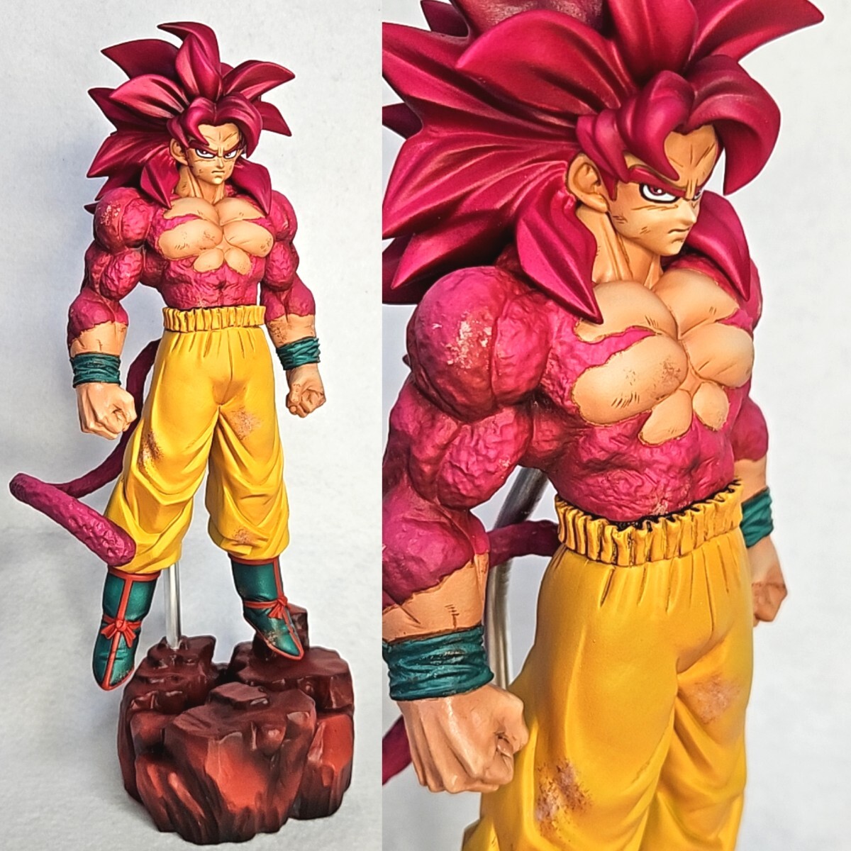 ドラゴンボール DAIMA 孫悟空 超サイヤ人4 改修 フルリペイント ドラゴンボール DAIMA 孫悟空 超サイヤ人4 改修 フルリペイント