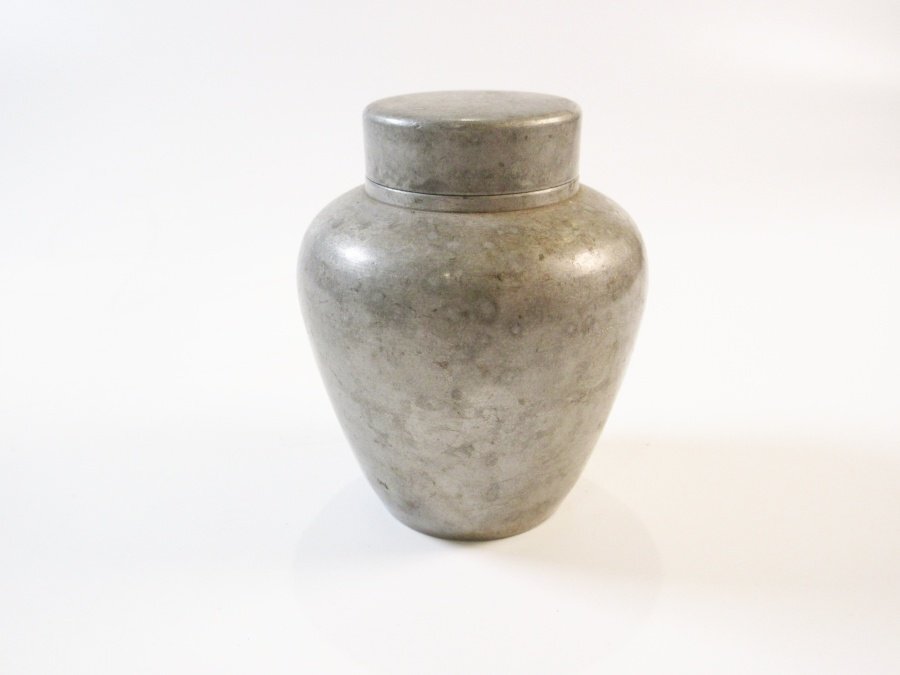 乾茂號造 茶壺 錫製 茶入 茶心壷 在銘 刻印 斑文錫 錫器 約267g 乾茂號造 茶壺 錫製 茶入 茶心壷 在銘 刻印 斑文錫 錫器 約267g