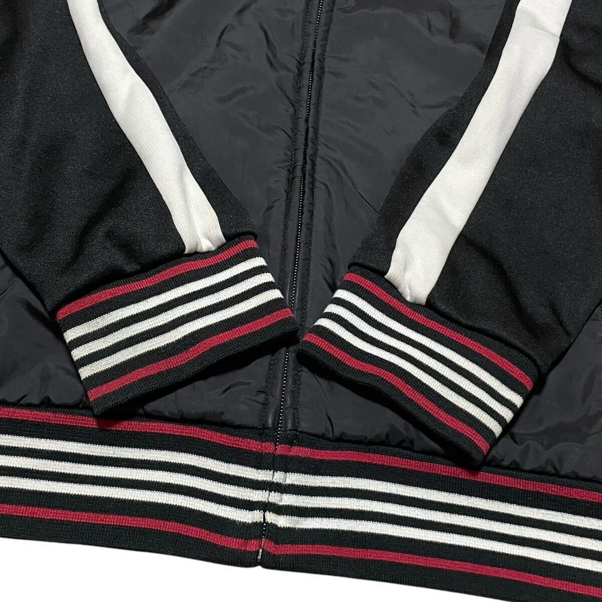 BURBERRY BLACK LABEL 異素材切替 トラックジャケット Mサイズ/2 BURBERRY BLACK LABEL 異素材切替 トラックジャケット Mサイズ/2