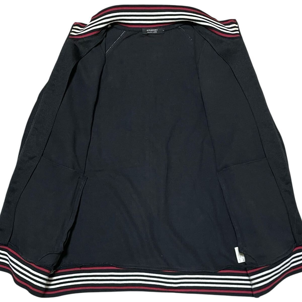 BURBERRY BLACK LABEL 異素材切替 トラックジャケット Mサイズ/2 BURBERRY BLACK LABEL 異素材切替 トラックジャケット Mサイズ/2