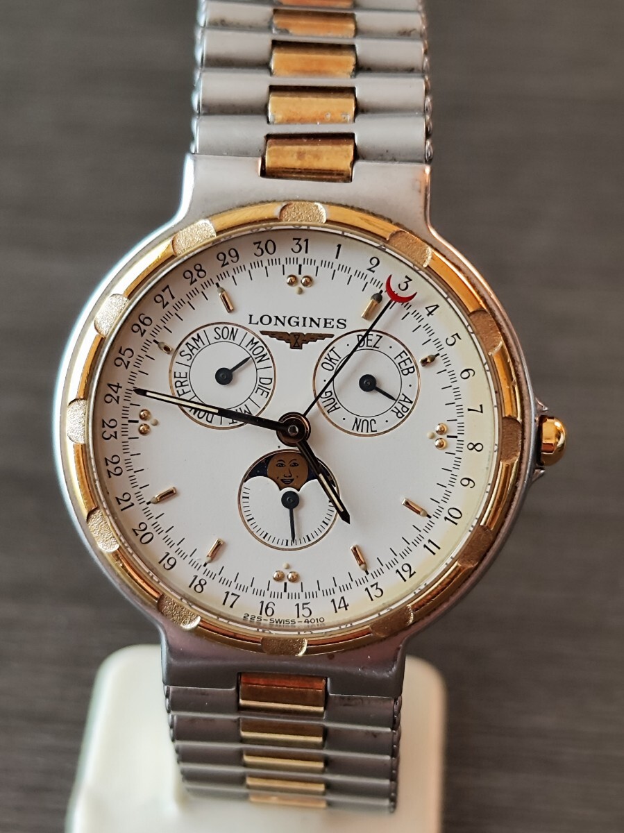 LONGINES ロンジン フラッグシップ L4.774.4.21.6 ホワイト文字