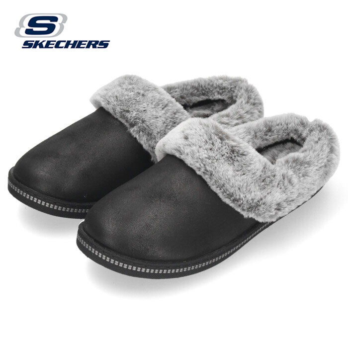 24cm スケッチャーズ（SKECHERS） COZY CAMPFIRE LOVELY LIFE コージーキャンプファイヤ ブラック 167625-BLK 新品_画像1