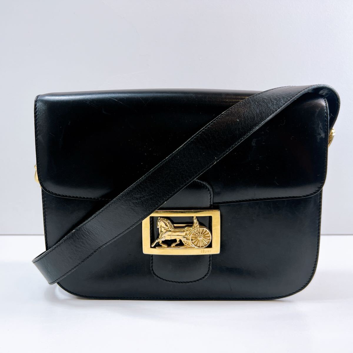 305【中古】CELINE セリーヌ ヴィンテージバッグ 馬車金具 305【中古】CELINE セリーヌ ヴィンテージバッグ 馬車金具