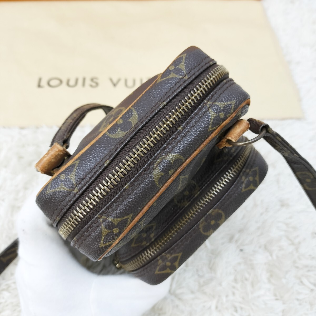 正規品 LOUISVUITTON ルイヴィトン ヴィトン アマゾン モノグラム ミニ ショルダーバッグ メッセンジャーバッグ 斜め掛け 肩掛け M45238_画像5