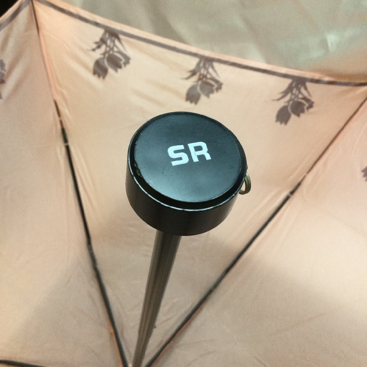 【中古品/TO】ソニアリキエル SONIA RYKIEL 雨具 折りたたみ傘 手開き式 最長(zhǎng)約97㎝　 RS0324/0002