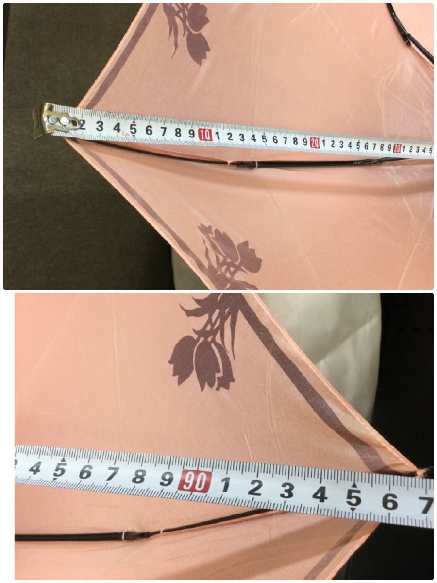 【中古品/TO】ソニアリキエル SONIA RYKIEL 雨具 折りたたみ傘 手開き式 最長(zhǎng)約97㎝　 RS0324/0002