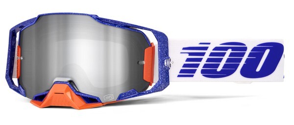 MXゴーグル 100% ARMEGA Lavingaad シルバーフラッシュミラーレンズ モトクロス 正規(guī)輸入品 WESTWOODMX 25SP