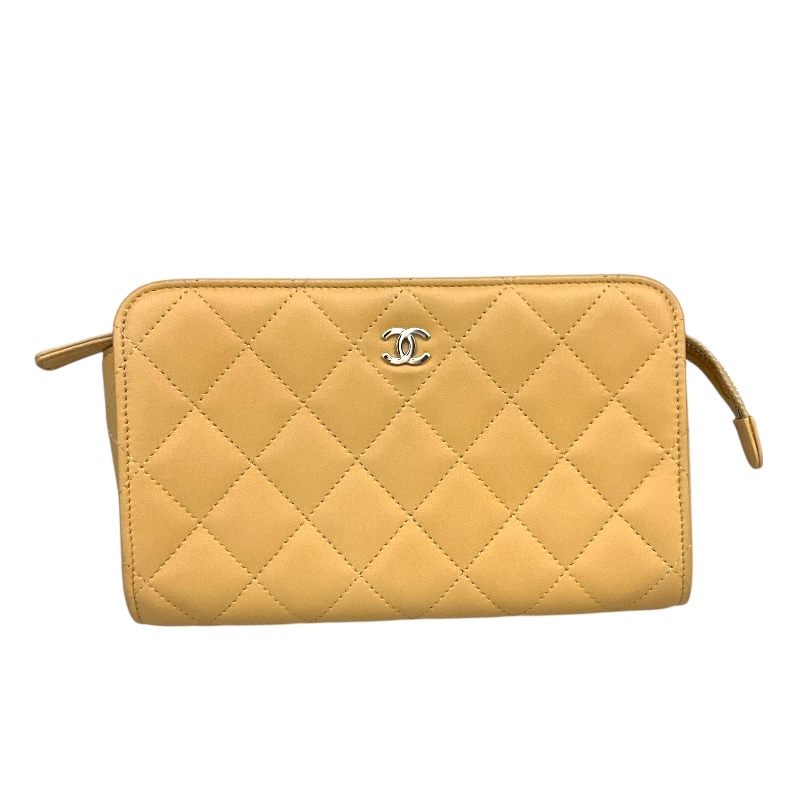 便利で可愛い♪ CHANELマトラッセポーチ Yahoo!オークション - シャネル CHANEL マトラッセ コスメポーチ