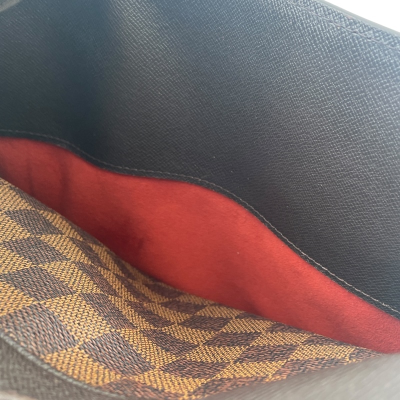 ルイ?ヴィトン LOUIS VUITTON トリアナ N51155 ブラウン ダミエキャンバス ハンドバッグ レディース 中古