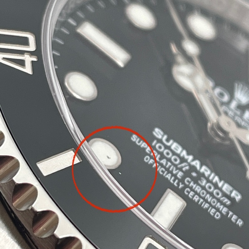 ロレックス ROLEX サブマリーナ ノンデイト 114060 ブラック SS 腕時計 メンズ 中古