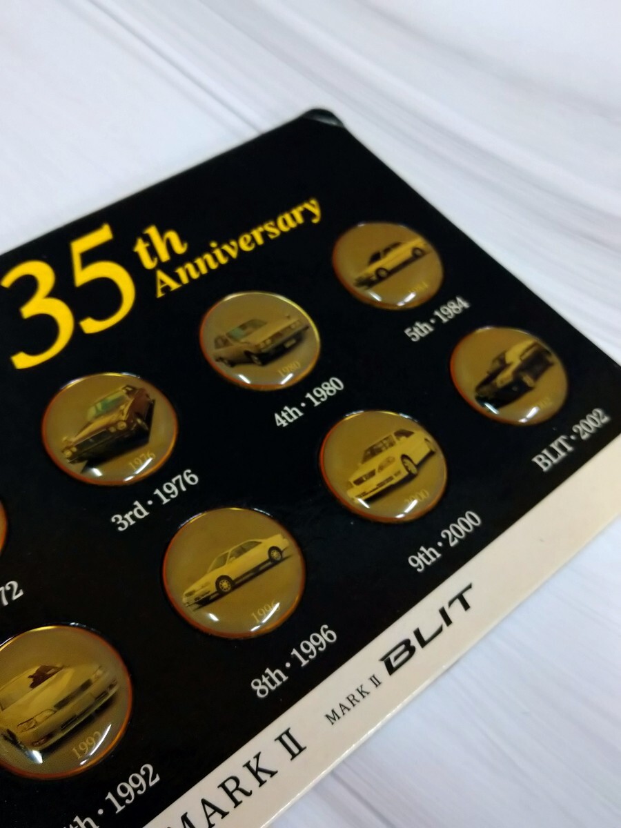  не продается Toyota Mark Ⅱ 35 anniversary commemoration история плата медаль монета товары TOYOTA MARKⅡ BLIT Blit Novelty украшение произведение искусства Anniversary 