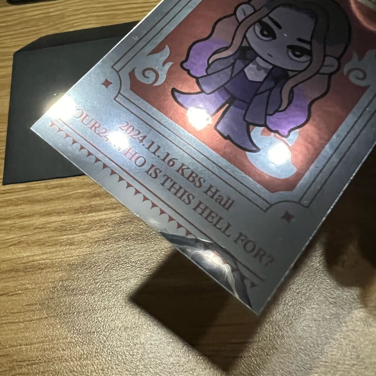 DIR EN GREY 会場限定 キラステッカー Die 11/16 京都 KBSホール 二枚セット TOUR24 _画像6