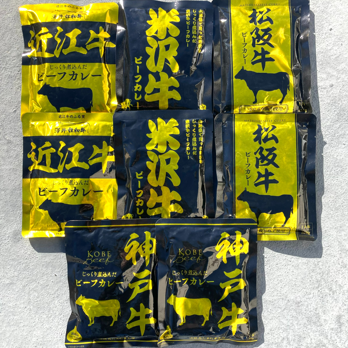 7 松坂牛 米沢牛 近江牛 神戸牛 カレー ビーフカレー レトルトカレー 即席 7 松坂牛 米沢牛 近江牛 神戸牛 カレー ビーフカレー レトルトカレー 即席