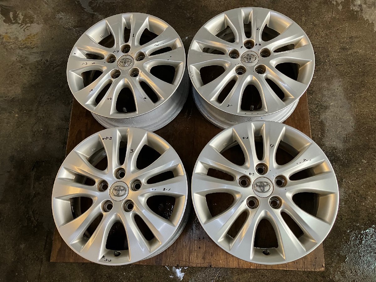 トヨタ　ノア ヴォクシー ZRR70 ZRR75 ～ ホイール　16インチ 6J +50 114.3 4本 / 42611-28790 ?/ アルミ ホイル アルミホイール 16 6 50