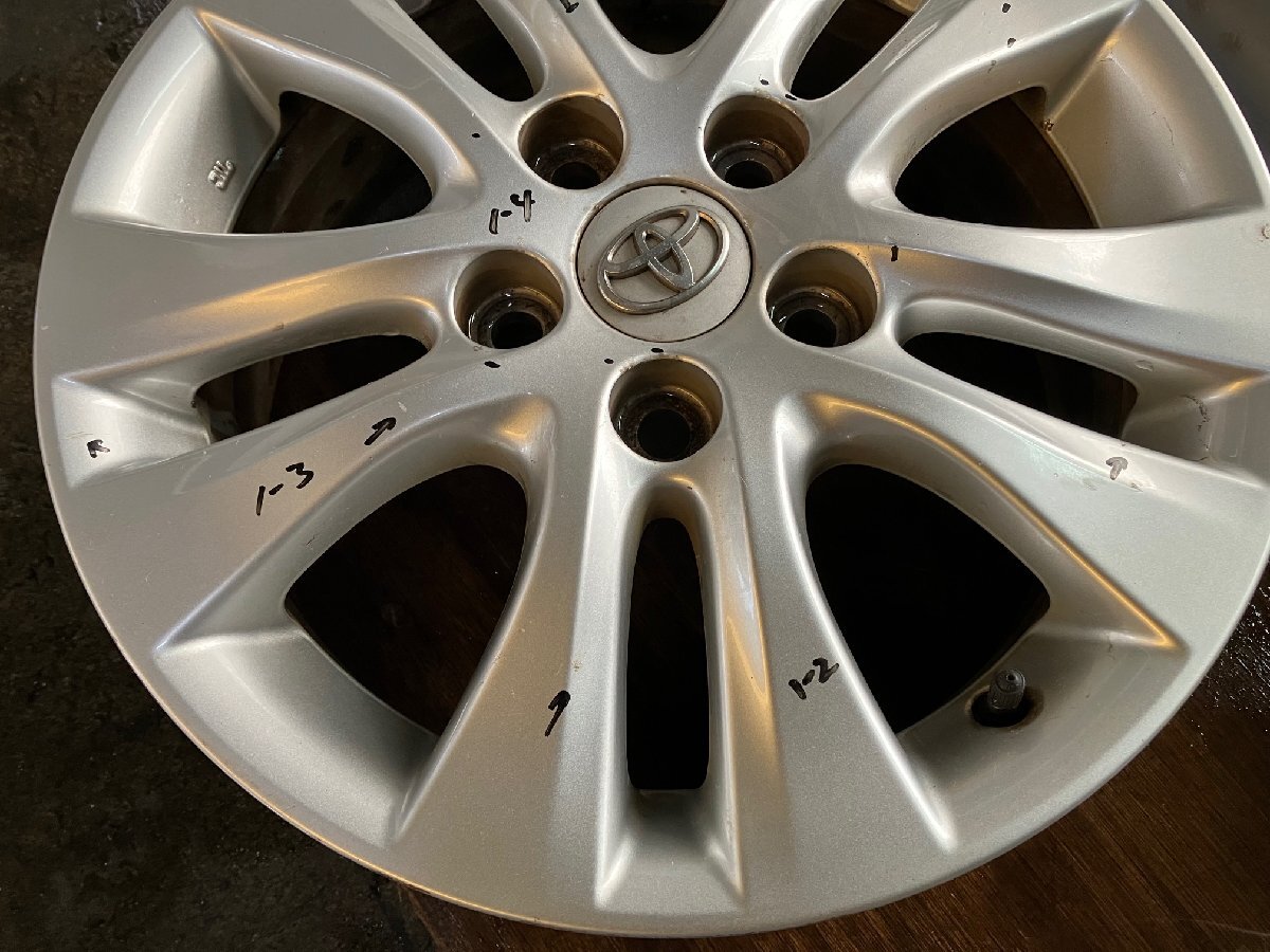 トヨタ　ノア ヴォクシー ZRR70 ZRR75 ～ ホイール　16インチ 6J +50 114.3 4本 / 42611-28790 ?/ アルミ ホイル アルミホイール 16 6 50