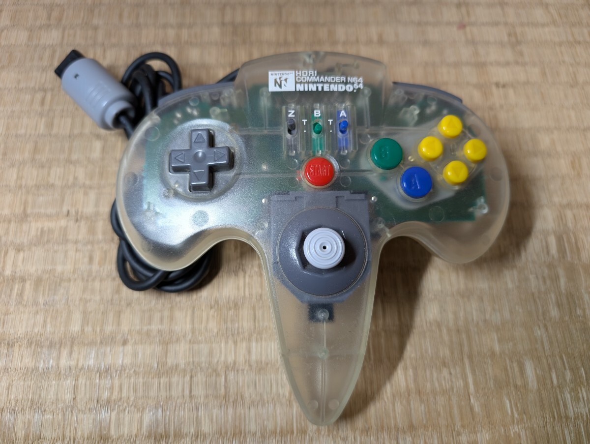 Nintendo 64 コントローラー HN6-02 HORI COMMANDER N64 中古