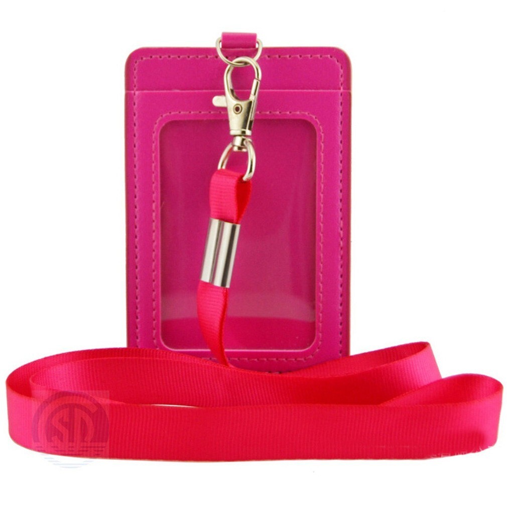 id футляр для карточек id карта держатель ремешок на шею есть 2 шт. входит кожзаменитель ID футляр для карточек фирма участник доказательство ID кейс длина модель rose красный 