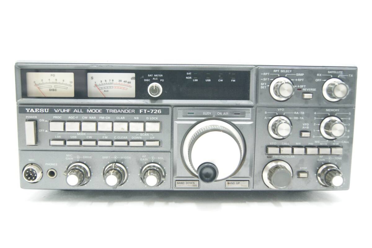 八重洲無線 Yaesu FT-726 VHF/UHF対応 本体のみ 通電確認済み 八重洲無線 Yaesu FT-726 VHF/UHF対応 本体のみ 通電確認済み