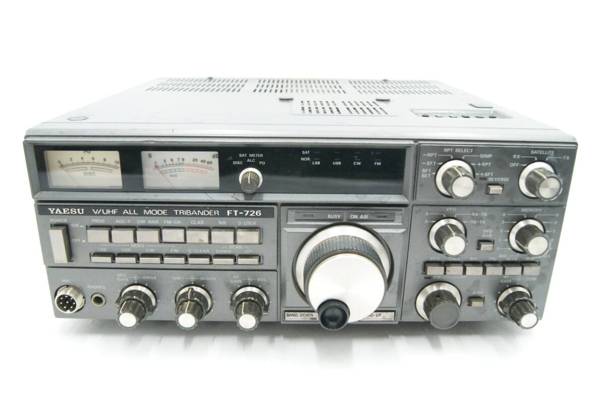 八重洲無線 Yaesu FT-726 VHF/UHF対応 本体のみ 通電確認済み 八重洲無線 Yaesu FT-726 VHF/UHF対応 本体のみ 通電確認済み