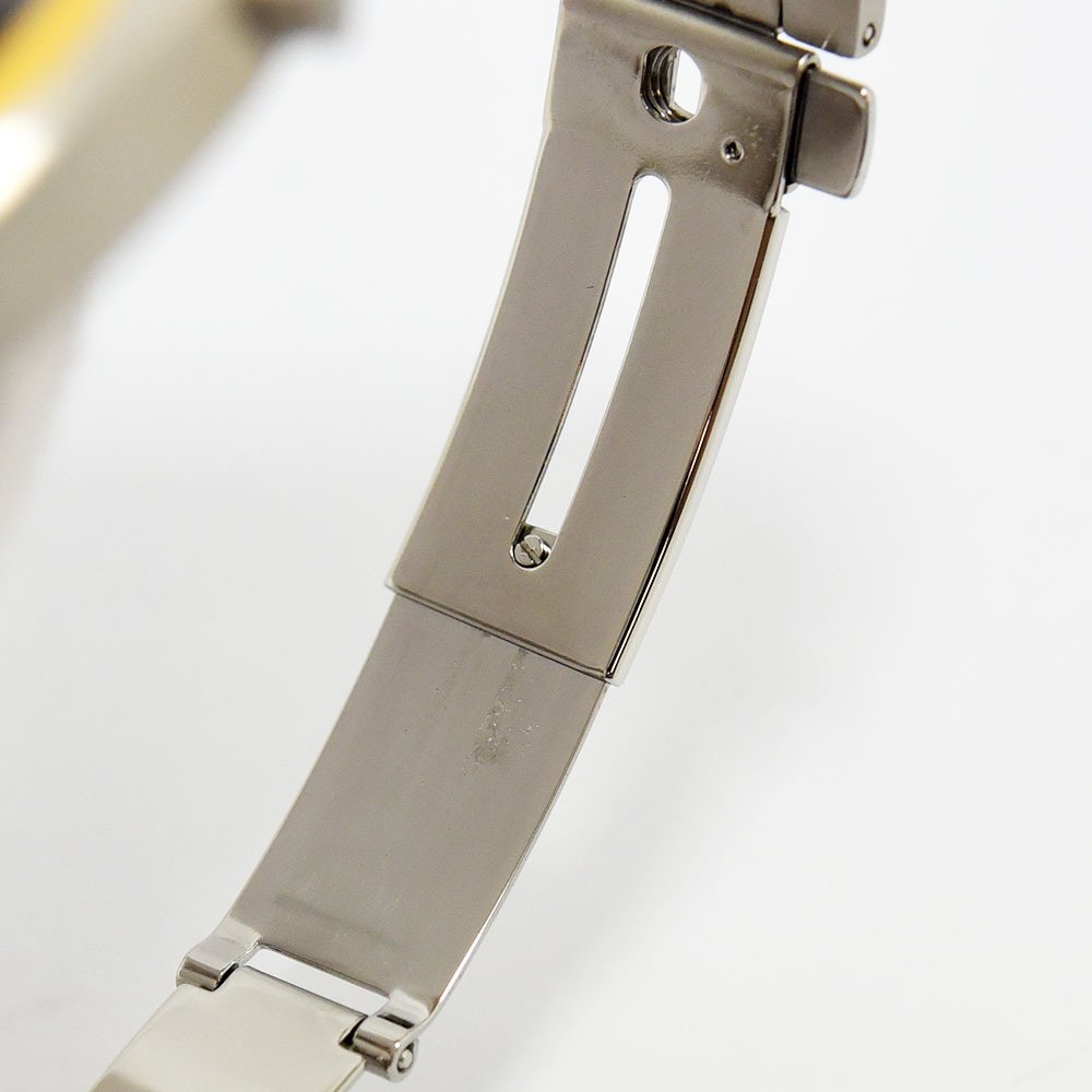 オメガ 中古 メンズ OMEGA シーマスター ポラリス クォーツ クロノグラフ YG ゴールド SS ステンレス ブラック 軽仕上げ