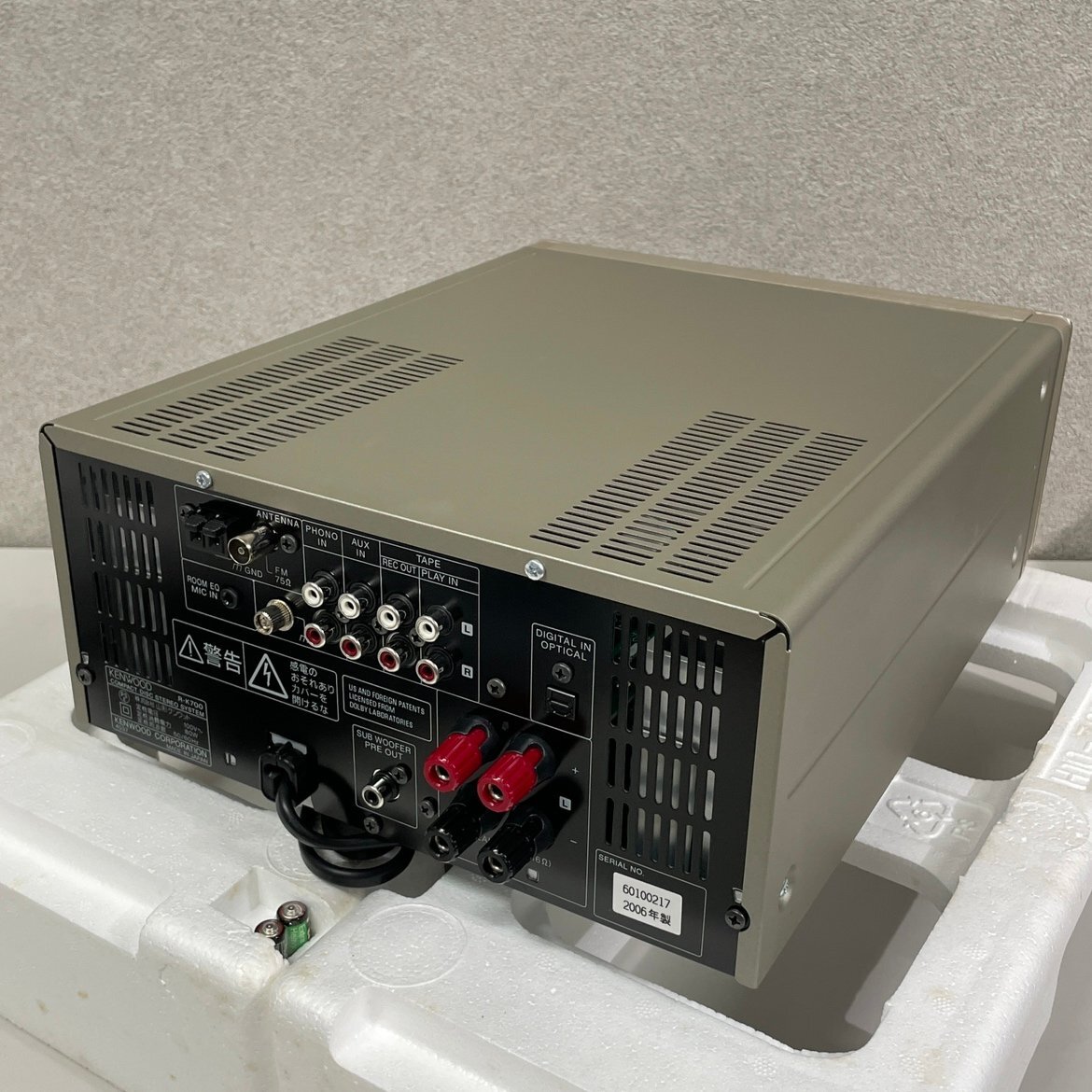31】☆1円～ 未使用 KENWOOD R-K700 ミニコンポ CD MD