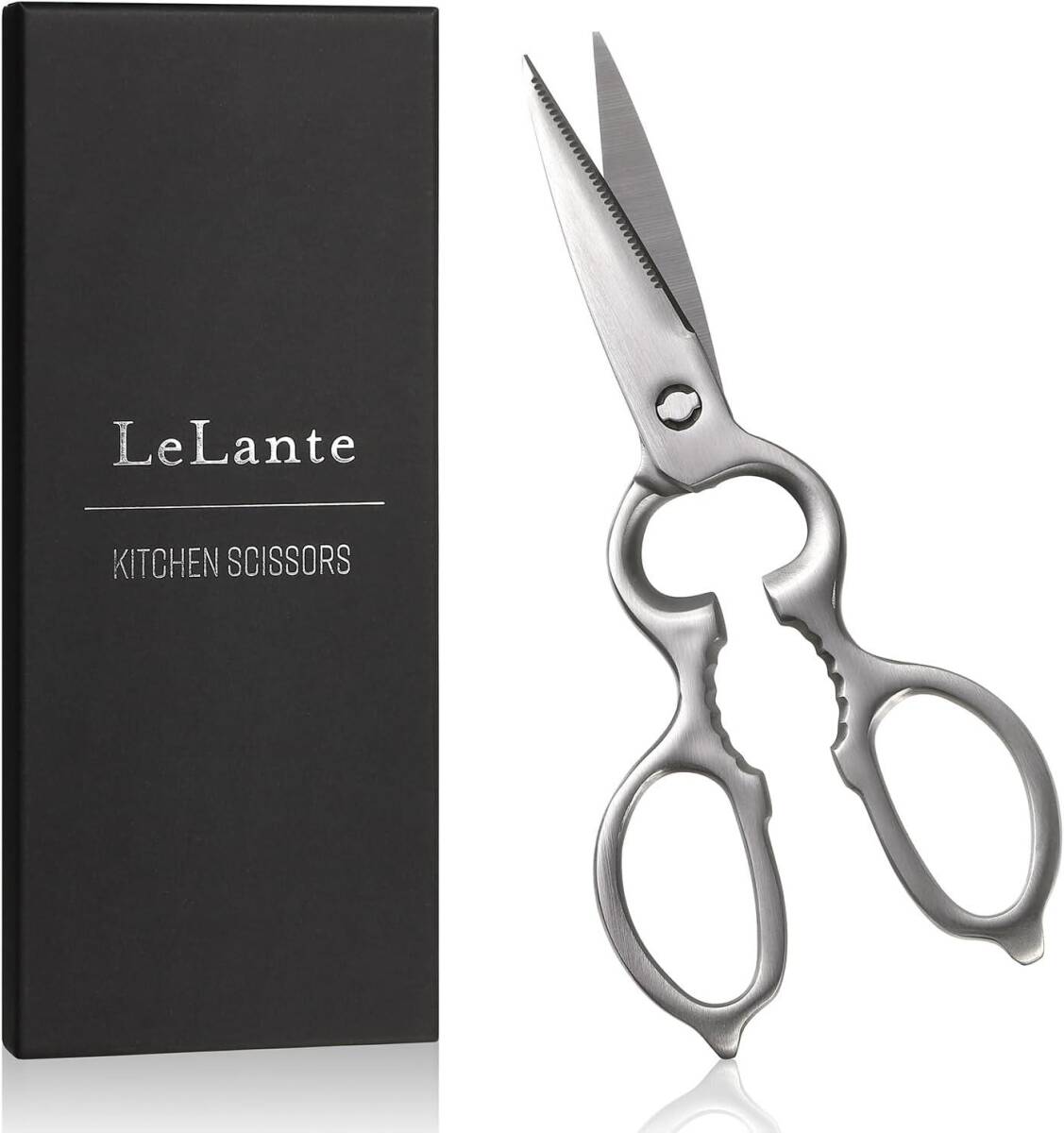 LeLante キッチンバサミ キッチンはさみ 分解して洗える オールステンレス 食洗機対応