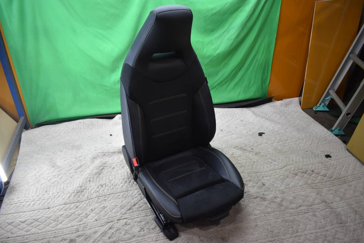 C637109 ベンツ A180 エディション1 5BA-177084M 純正 助手席 シート _画像1