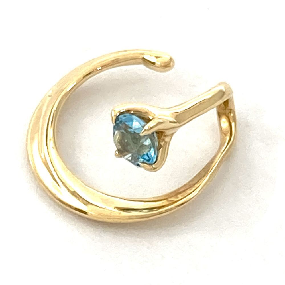 スタージュエリー STAR JEWELRY イヤーカフ イヤリング ブルートパーズ K10YG