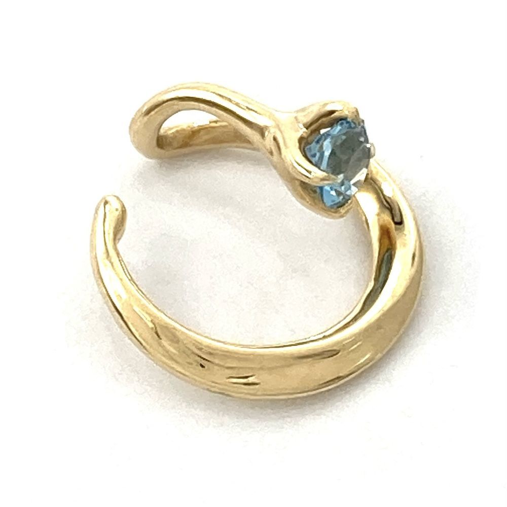 スタージュエリー STAR JEWELRY イヤーカフ イヤリング ブルートパーズ K10YG