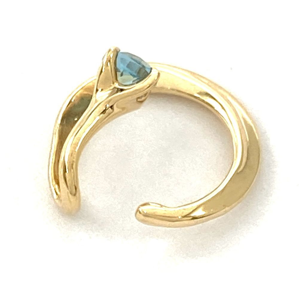 スタージュエリー STAR JEWELRY イヤーカフ イヤリング ブルートパーズ K10YG
