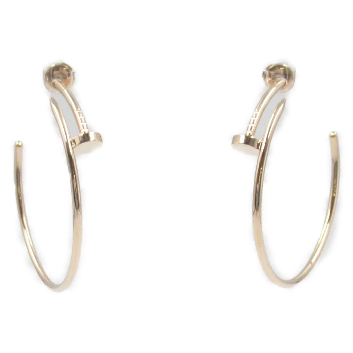カルティエ ジュストアンクル ピアス ブランドオフ CARTIER K18PG（ピンクゴールド） ピアス 750PG 中古 レディ