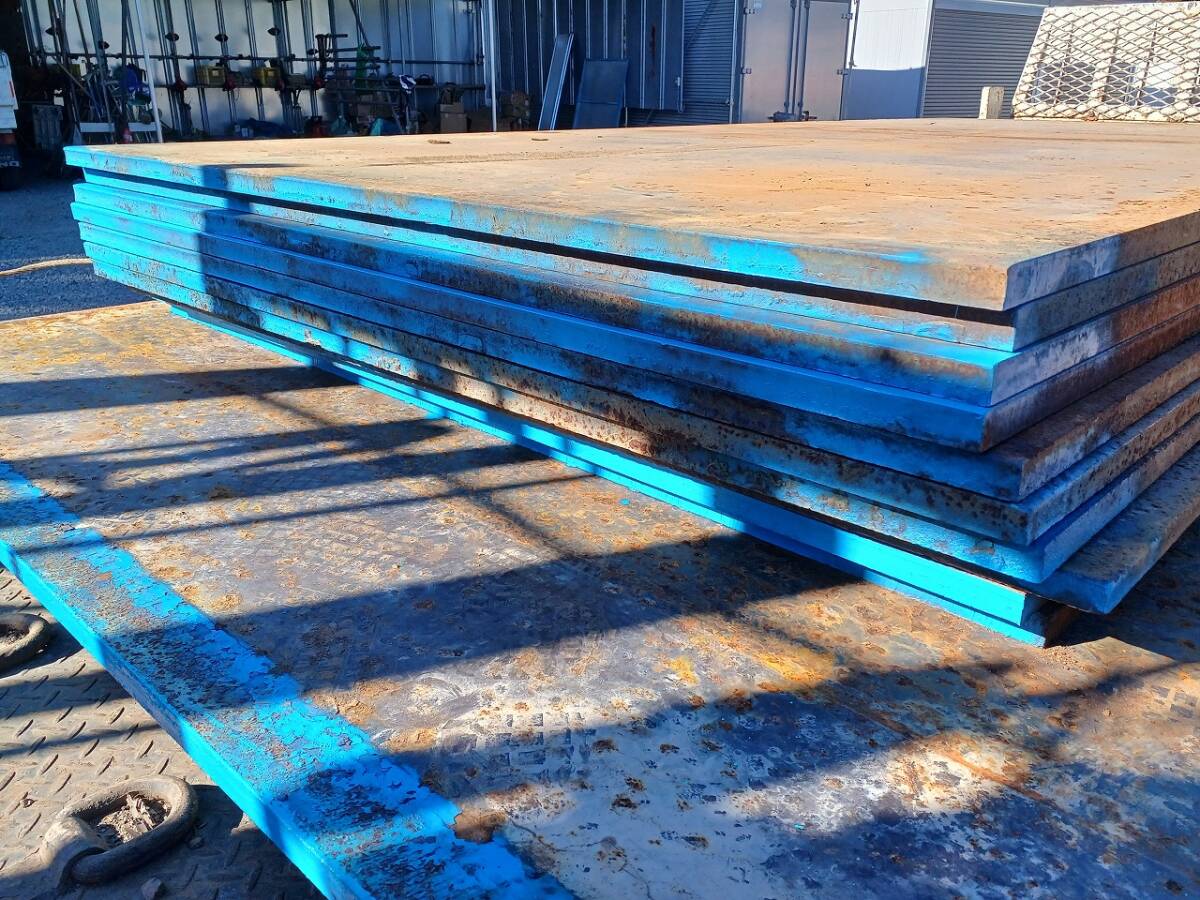 敷鉄板5×20 22mm 吊り穴有(3×6 4×8 5×10)レンタル貸出 敷鉄板5×20 22mm 吊り穴有(3×6 4×8 5×10)レンタル貸出