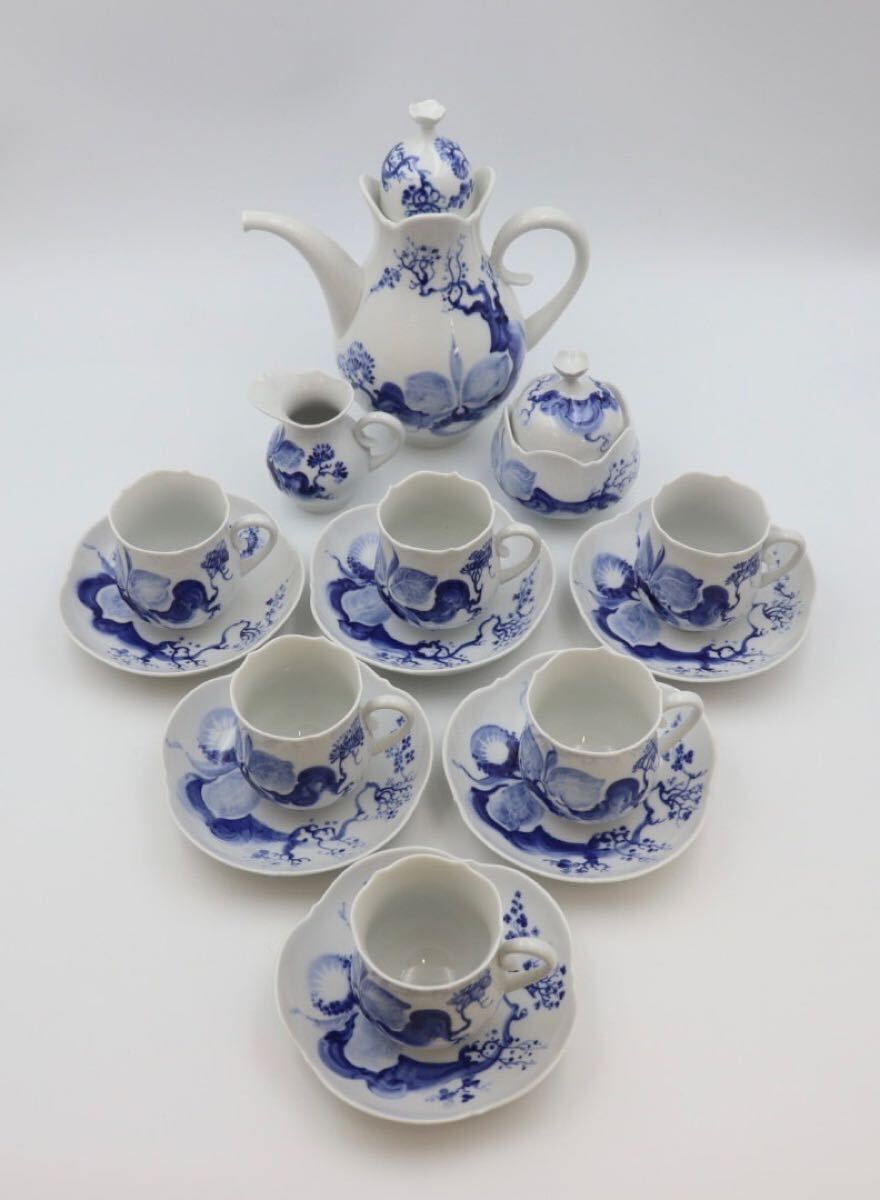 マイセン MEISSEN ブルーオーキッド ティーセット ポット マイセン MEISSEN ブルーオーキッド ティーセット ポット