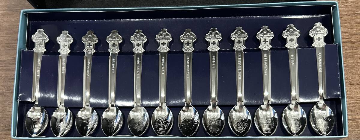 ROLEX × BUCHERER スプーン12本セット(広告、ノベルティグッズ ROLEX × BUCHERER スプーン12本セット(広告、ノベルティグッズ