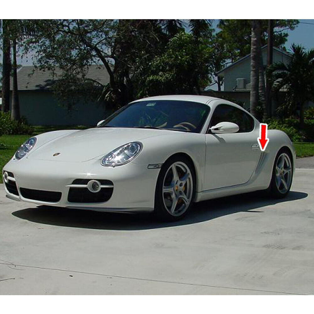  фундамент не крашеный Logo нет модель Porsche 987 Cayman купе боковой scoop канал воздушный впуск покрытие левый и правый в комплекте 2006-2012 ABS