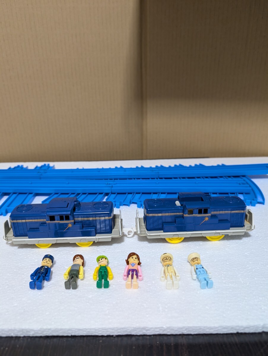 絶版プラレール トミー いっぱいつなごうブルートレインセット DD51 24系25型 北斗星 SLEEPING CARS SERIES 24TYPE25 HOKUTOSEI 7両セット
