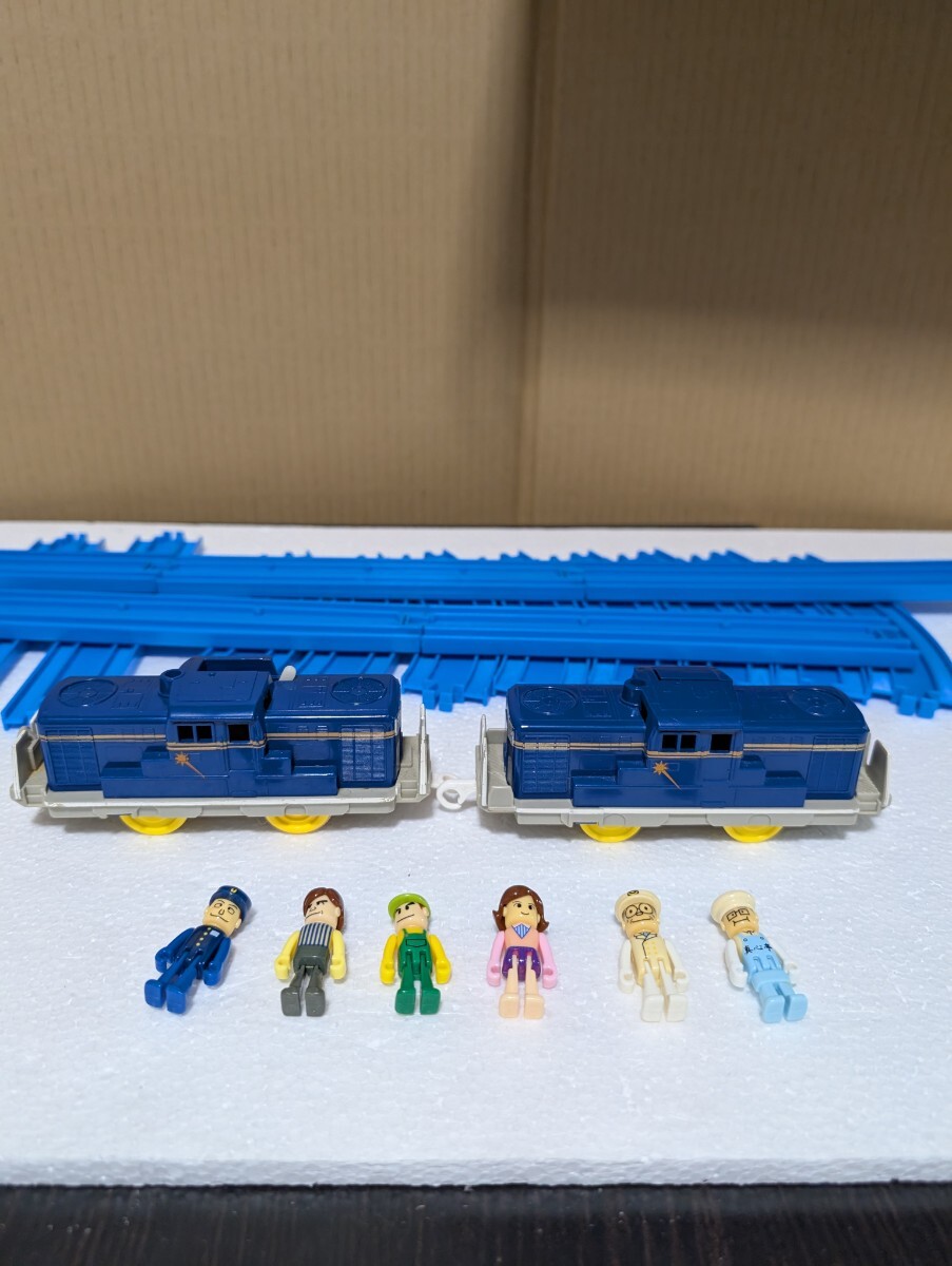 絶版プラレール トミー いっぱいつなごうブルートレインセット DD51 24系25型 北斗星 SLEEPING CARS SERIES 24TYPE25 HOKUTOSEI 7両セット