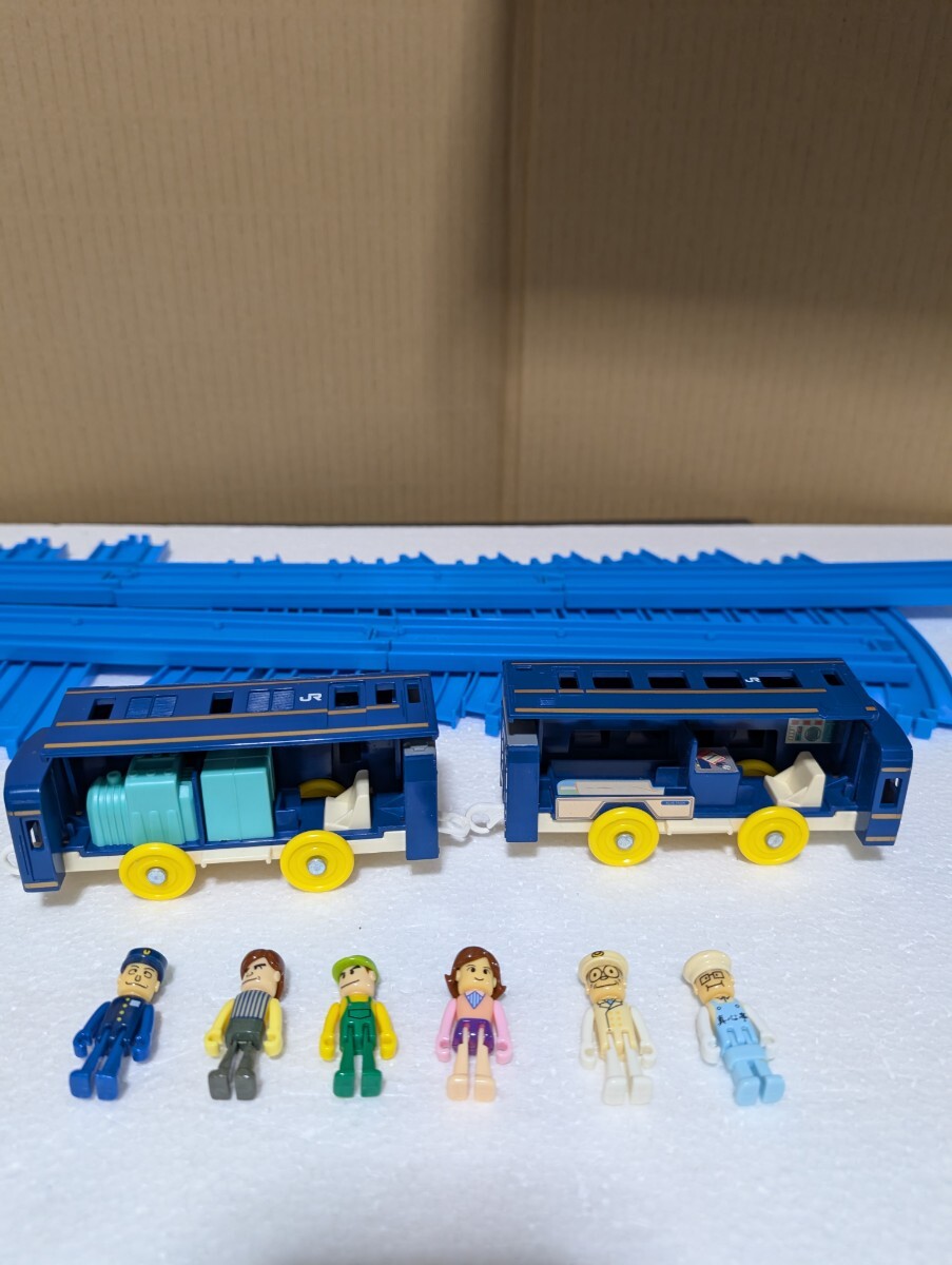 絶版プラレール トミー いっぱいつなごうブルートレインセット DD51 24系25型 北斗星 SLEEPING CARS SERIES 24TYPE25 HOKUTOSEI 7両セット