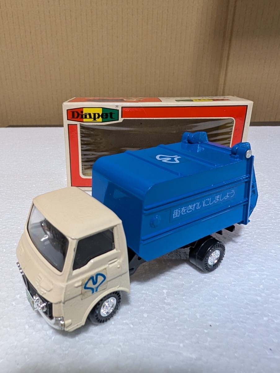 1970年代 絶版ミニカー DIAPET ダイヤペット いすゞ エルフ サニタリートラック No.11-0203 YONEZAWA TOYS 日本製 ISUZU ELF パッカー