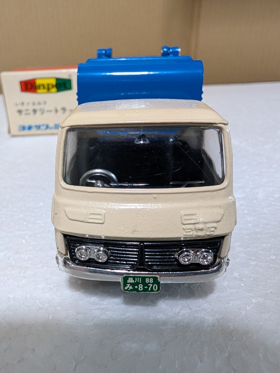 1970年代 絶版ミニカー DIAPET ダイヤペット いすゞ エルフ サニタリートラック No.11-0203 YONEZAWA TOYS 日本製 ISUZU ELF パッカー