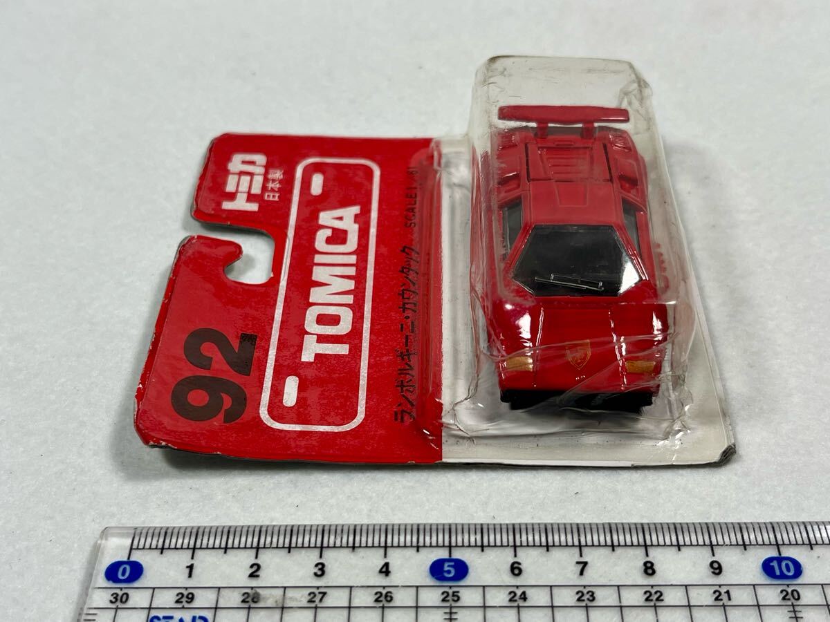 珍品! トミカ 赤箱 ブリスター 92 ランボルギーニ カウンタック 珍品! トミカ 赤箱 ブリスター 92 ランボルギーニ カウンタック