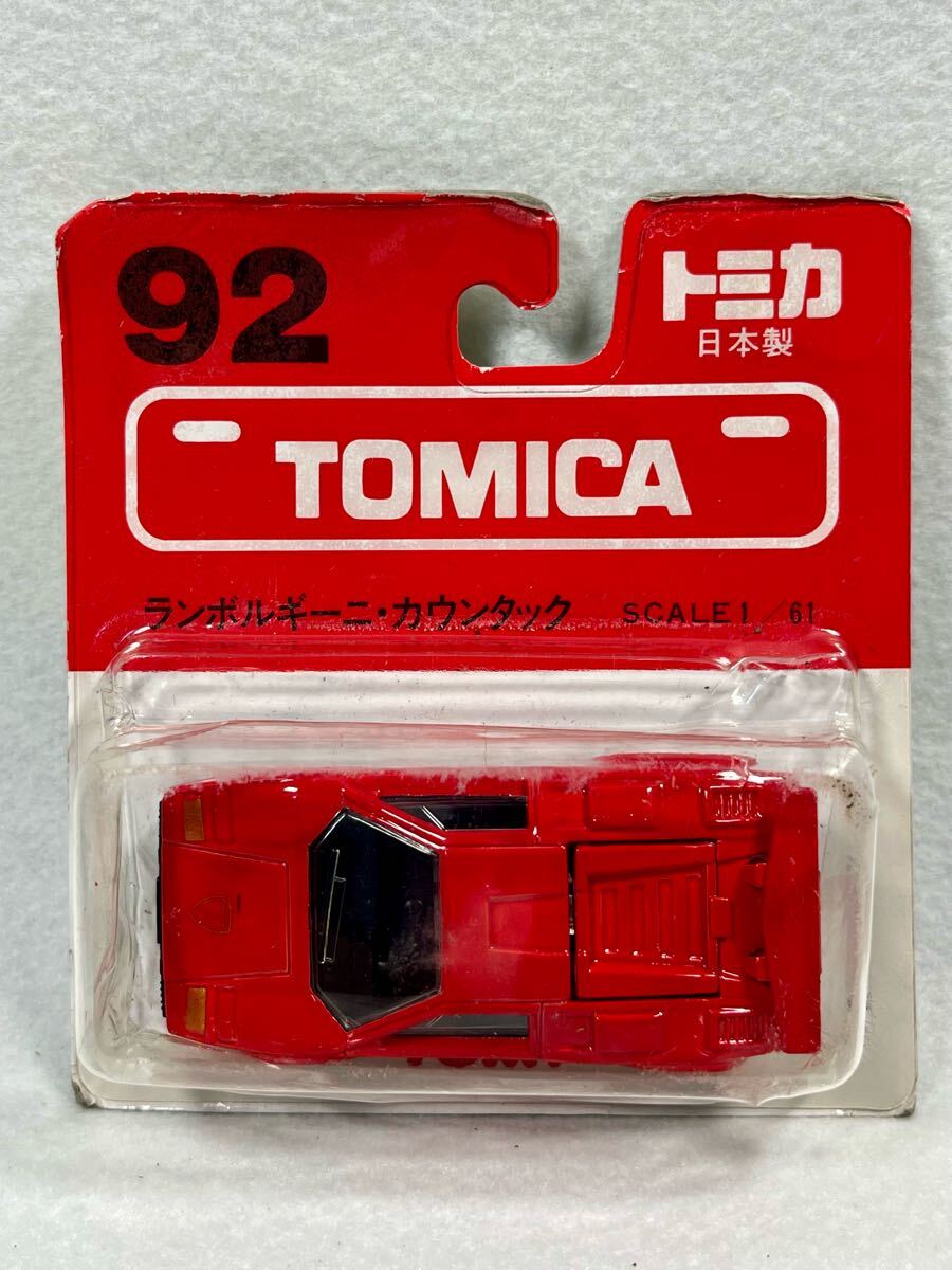 珍品! トミカ 赤箱 ブリスター 92 ランボルギーニ カウンタック 珍品! トミカ 赤箱 ブリスター 92 ランボルギーニ カウンタック