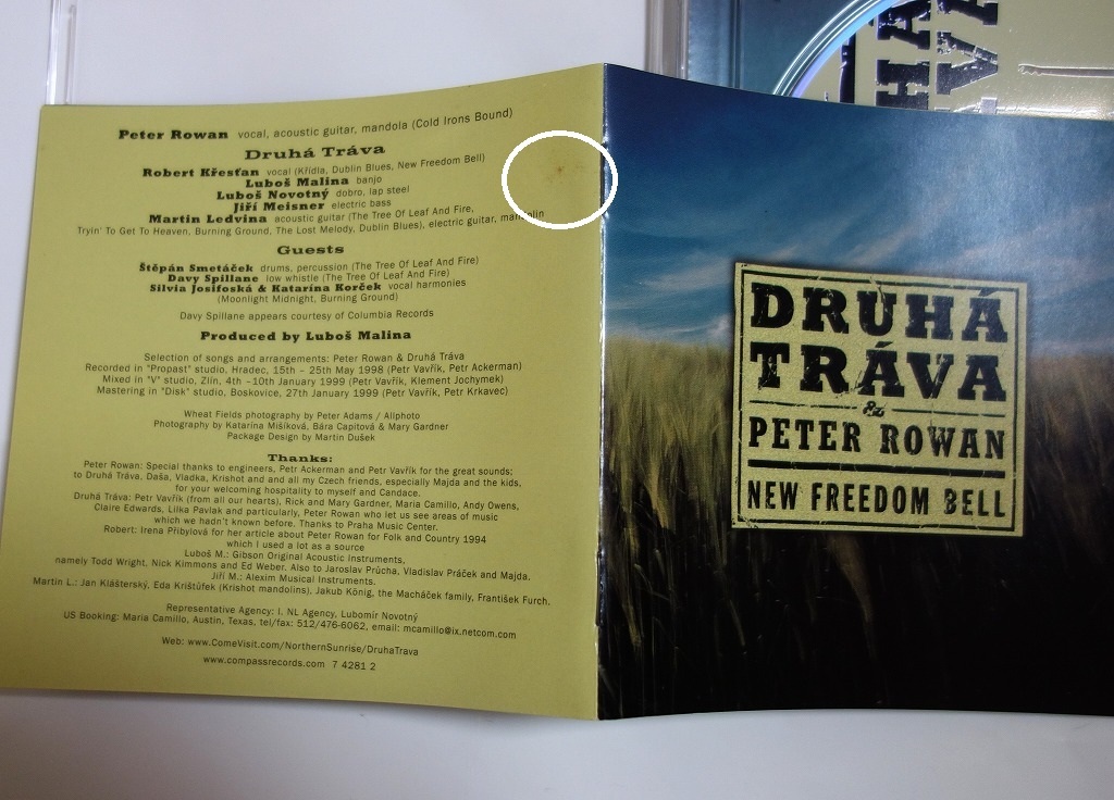 Druha Trava & Peter Rowan. [New Freedom Bell]